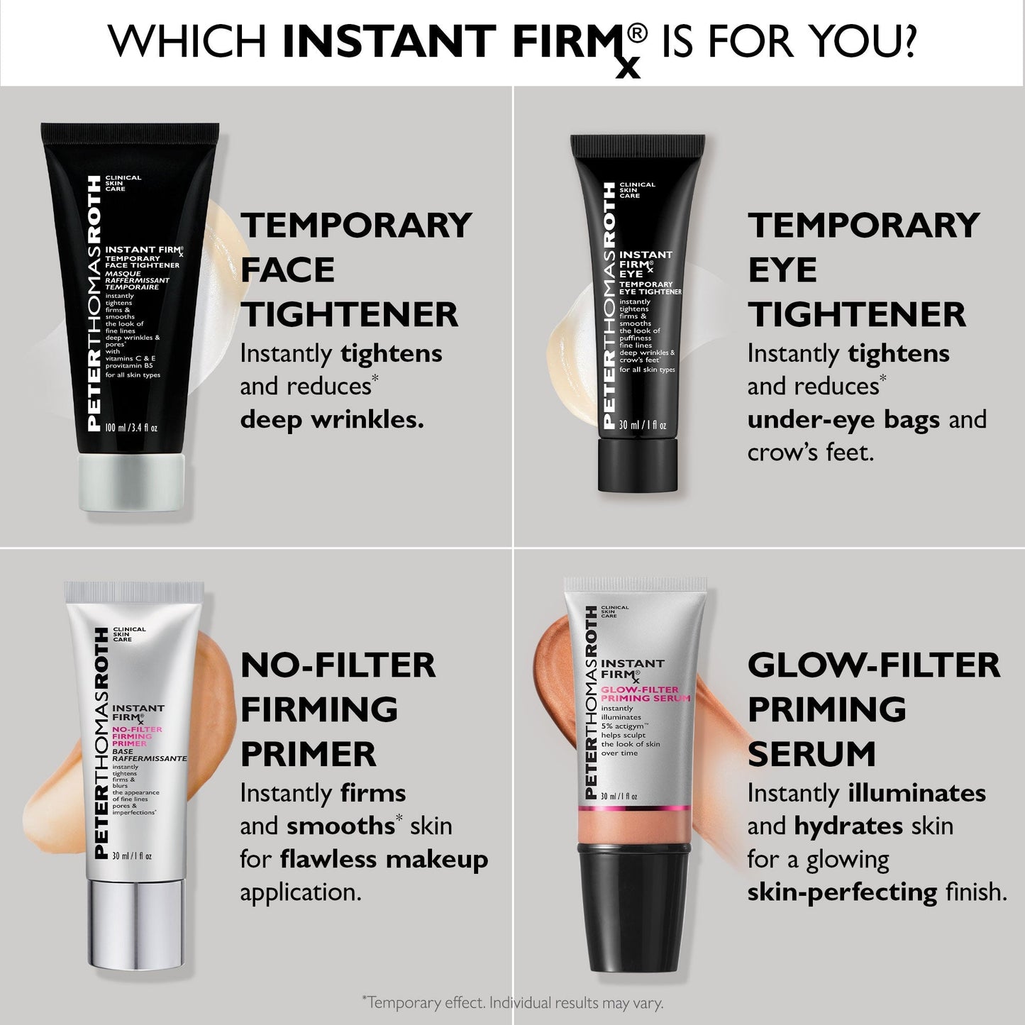Instant FIRMx Temporary Face Tightener|100 ml / 3.4 fl oz